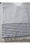 Natural Fringed 220 x 180 Sofa Cover, Sofa Bed Cover, Cotton Cover, - 3