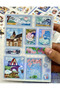 Cute Dessert Shop Transparent Blue 6 Sheets 60 Pieces Sticker Set/Label/Sticker/Bullet Journal - 3
