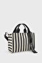 Women's Canvas Handle Detailed Crossbody Bag