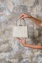 Women's Pearl Stone Evening Dress Clutch Portfolio Bag - 3