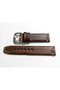 حبل جلد بني 20 ملم صناعة يدوية - مناسب لأي ساعة - 2
