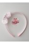 Zircon Stone Bow Tulle Children's Crown - Snowflake - 5