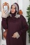 Seasonal Women's Prayer Dress - Hijab Headscarf, Anti-Sweat Clothing and Flowy Ferace - 4