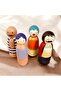 Special Design Circus Characters Peg Doll, Waldorf, Natural Wooden Toy - 4