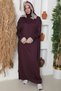 Seasonal Women's Prayer Dress - Hijab Headscarf, Anti-Sweat Clothing and Flowy Ferace - 2