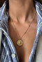 You Are My Lucky Star Medallion Chain Necklace - 2
