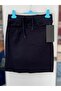 School 97% Cotton Navy Blue Elastic Waist Shorts Skirt