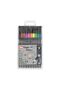 قلم Fineliner ذو جسم أسود 10 قطع FixPoint P-5501