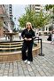 Women's Plus Size Stripe Detailed Collar Zipper Camisole Tracksuit Set 24158 - 3