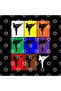 Taekwondo Mens Belt Colors Pop Art Trophy, Gift, Dowry, Presentation - 3