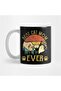 Womens Retro Vintage Best Cat Mom Ever Leopard Gifts Mug