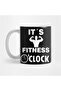 Fitness O'Clock Gym Training Workout Muscle Cup, Gift, Dowry, Presentation