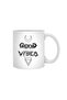 Good Vibes White Cup, Gift, Dowry, Presentation Holder - 2