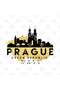 Prague Czech Republic Skyline Map Art Trophy, Gift, Dowry, Presentation - 3