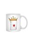 Diamond Ace - King Crown White Mug - 2