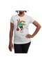 Fox at Bowling with Bowling Ball, Men's T-Shirt, Women's T-Shirt, Unisex White T-Shirt - 5