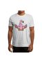 Flamingo at Yoga in Cross-Legged Pose, Men's T-Shirt, Women's T-Shirt, Unisex White T-Shirt - 4