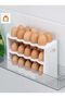 30-Compartment Egg Carton Organizer | Foldable Egg Rack, 3-Tier - 5