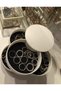 4-Tier Rotatable Cylinder Jewelry and Makeup Organizer Box - 3