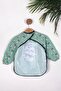 Panda Printed Unisex Baby Long Sleeve Liquid Proof Bib - 3