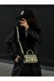 Paula Model Almond Green Women's Hand and Shoulder Bag - 2