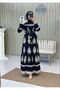 Summer Viscose Dress - Belt Detailed - 4