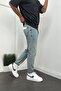 Boyfriend Blue Antique Grinded Jeans - 2