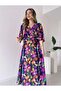 Midi Double Breasted Dress - Front Slit - 3