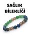 100% Real Natural Stone Healing and Health Bracelet |   Azurite, Aventurine, Smoky Quartz Natural Stone - 5