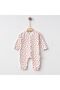 Baby Girl Heart-Shaped 2-Piece Jumpsuit Set Newborn 1-3-6 Months Set - 2