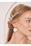 Bridal Buckle and Earring Set - 4