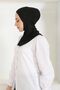 Black Bonnet with Neck Collar - 2