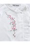 Floral Embroidered Lace 10-Piece Organic Hospital Discharge Set 100% Cotton Newborn Baby Girl - 4