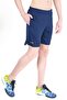 شورت تنس الريشة من البوليستر HBS-1091، مقاس XX-Large (أزرق داكن) - 2