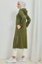 Front Zipped Piping Detailed Cap Brc8072 Khaki - 7