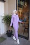 Hooded Tracksuit Set with Pocket Details BRC1602 Lilac - 5