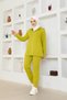 Hooded Pocket Detailed Tracksuit Set BRC1602 Olive Green - 6