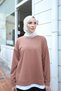 Women's Skirt Garnished Sweat BRC1702 Brown - 3