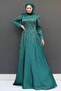 Emerald Suay Hijab Evening Dress - 2
