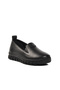 9059-25K Black Genuine Leather Women's Casual Shoes - 3