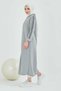 Cape & Abaya - Gray - Long - 6