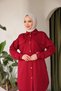 Relaxed Fit Buttoned Modest Tunic Pants-BRC1310 - 6