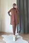 Camouflage Striped Hooded Tracksuit Set TRN2050 Brown - 3