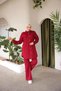 Relaxed Fit Buttoned Modest Tunic Pants-BRC1310 - 5