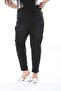 Women's Plus Size Black High Waist Lycra 5 Pocket Jeans Pants 65N38305 - 5