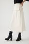 Regular Midi Skirt with Belt Detail - 4