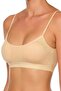 Women's Thin Strap Padded Bustier Half Tank Top Bra Set of 3 - 3