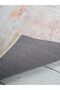 Abstract Patterned Multicolor Chenille Machine Washable Fringed Non-Slip Base Modern Carpet 7308 - 5