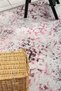 Bohemian Patterned Woven Carpet Purple Washable Chenille Machine Carpet Fringed Non-Slip Base Carpet 7350 - 3