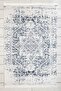 Blue Classic Patterned Chenille Machine Carpet Fringed Non-Slip Base Carpet 7411 - 2